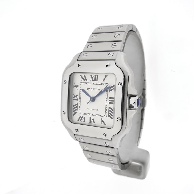 Image 2 of Cartier Santos 'Medium' 4075 WSSA0029; Automatic unisex watch