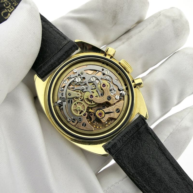 Image 12 of Omega Seamaster 'Chunky C' Chronograph; Vintage 18k men's watch