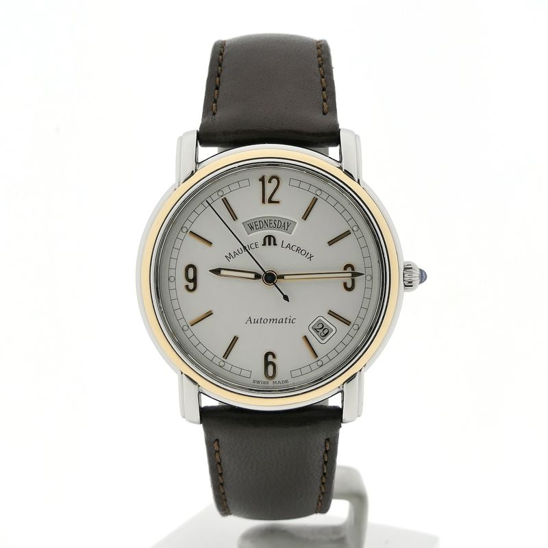Image 1 of Maurice Lacroix Pontos Day-Date PT6027; Automatic 18k gold/steel men's watch