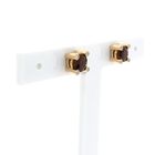 Image 6 of Bron Jewelry gold earrings with citrine and diamonds; 0.04 ct.