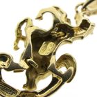 Image 7 of 18 carat gold pendant of a horse with foal