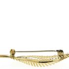Image 7 of Vintage gold feather brooch
