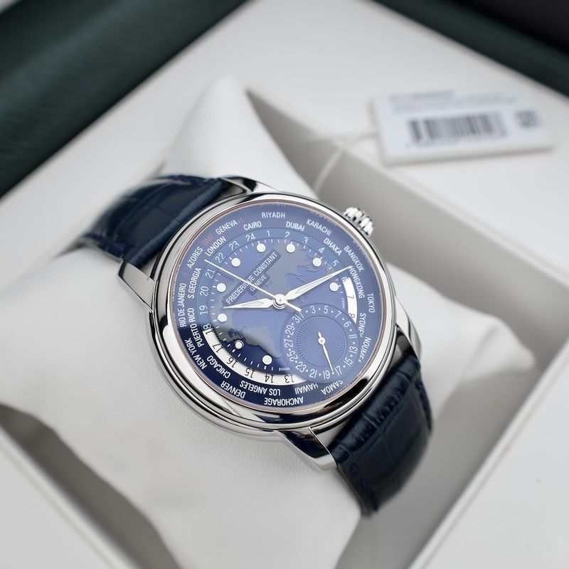 Image 17 of Frederique Constant Classic Worldtimer FC-718X4H4/6; Automatic men's watch