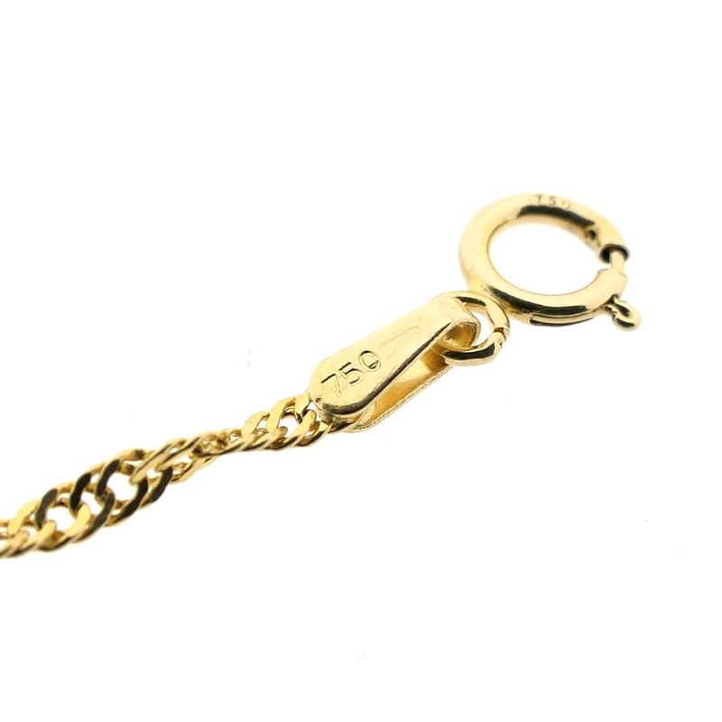 Image 9 of 18K gold Singapore link chain | 50 cm