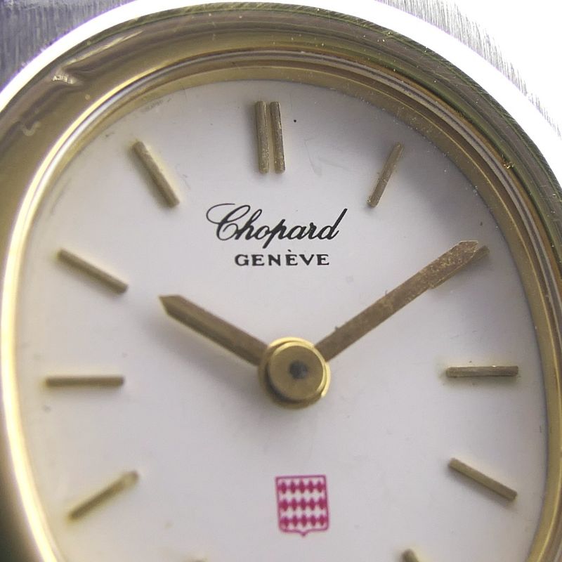 Image 5 of Chopard Monte Carlo; Vintage goud/stalen dames horloge