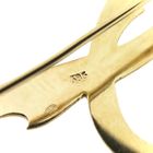 Image 3 of Gold letter brooch; letter S