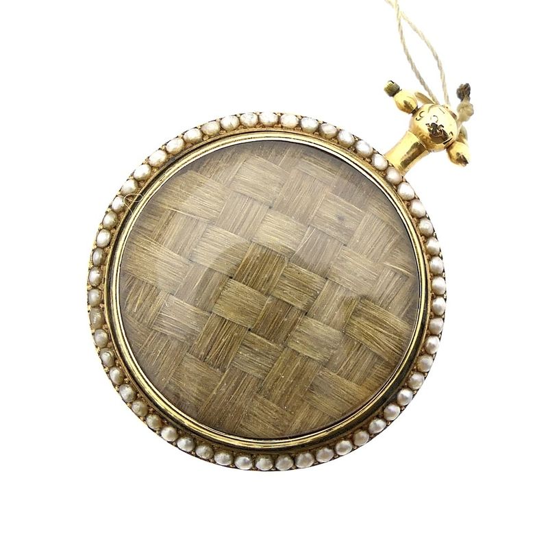 Image 8 of Antique 14k gold pocket watch; Verge Fusee escapement