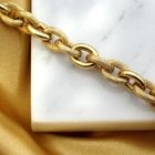 Image 5 of 18K Gold Anchor Link Bracelet | 19 cm