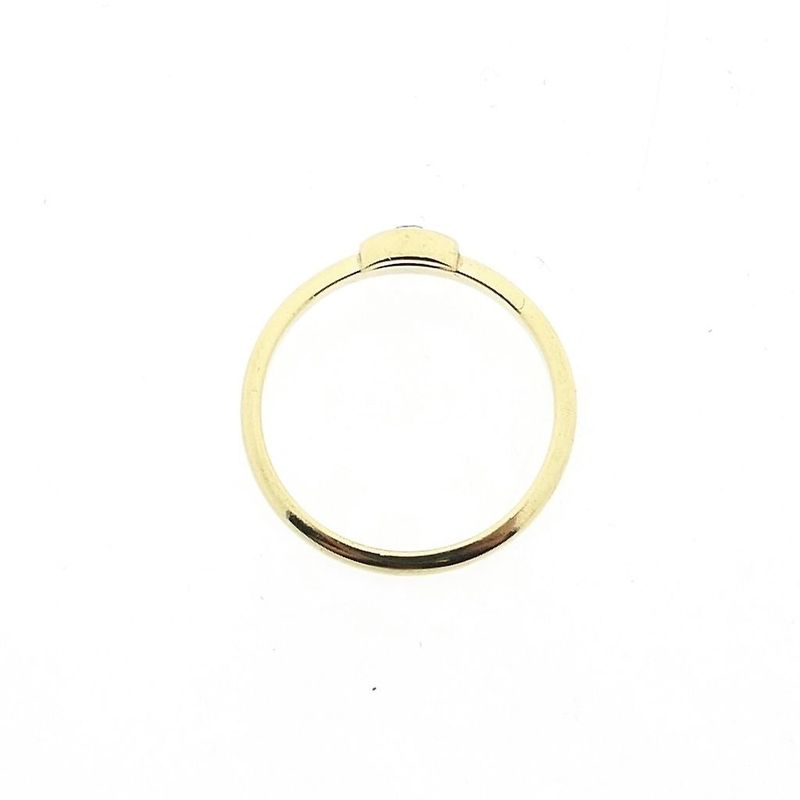 Image 5 of Gold ring with diamond; 0.05 ct.