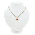 Image 4 of 14K Gold Pendant with Carnelian