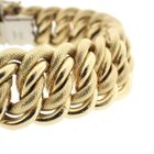 Image 3 of Gold French gourmet link bracelet