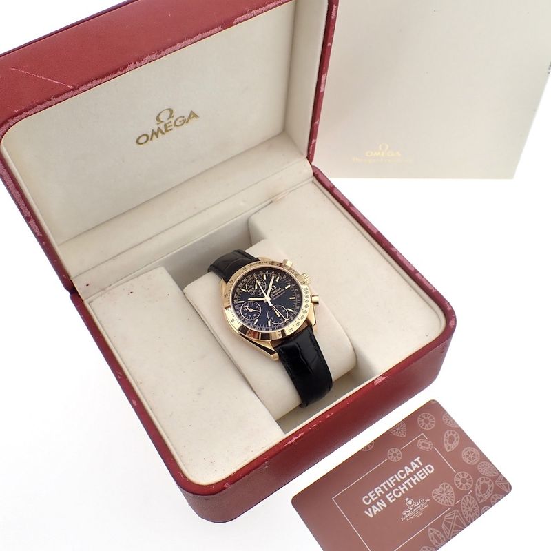 Image 3 of Omega Speedmaster Day-Date; 18k gold men's watch