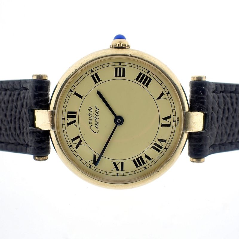 Image 3 of Cartier Must Vermeil; Ladies watch