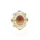 Image 2 of Vintage gold ring with bandagate