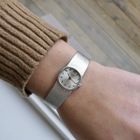 Image 20 of Patek Philippe Ellipse 3370/1; Vintage 18k. witgouden dames horloge