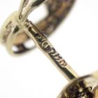 Image 7 of Gold stud earrings with diamonds | 0.02 ct.