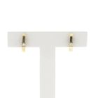 Image 1 of Gold stud earrings with diamond 0.06 ct.