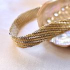 Image 10 of Two-tone gold fantasy link bracelet