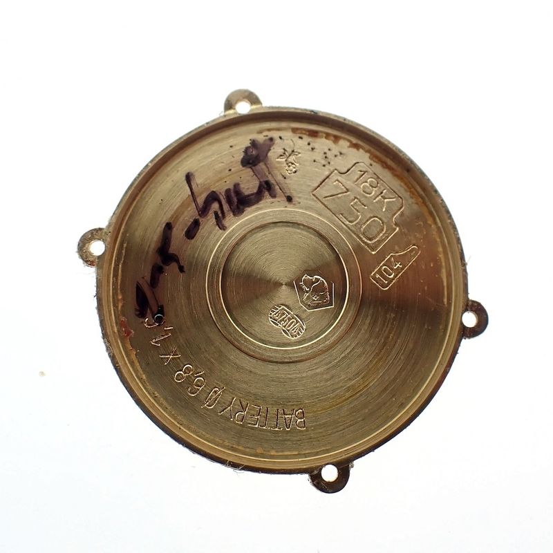 Image 9 of Cartier Baignoire 1954; 18k. gold ladies watch