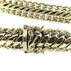 Image 7 of Gold French gourmet link bracelet | 20 cm