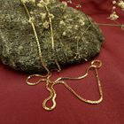 Image 2 of Golden Venetian link chain | 40.5 cm