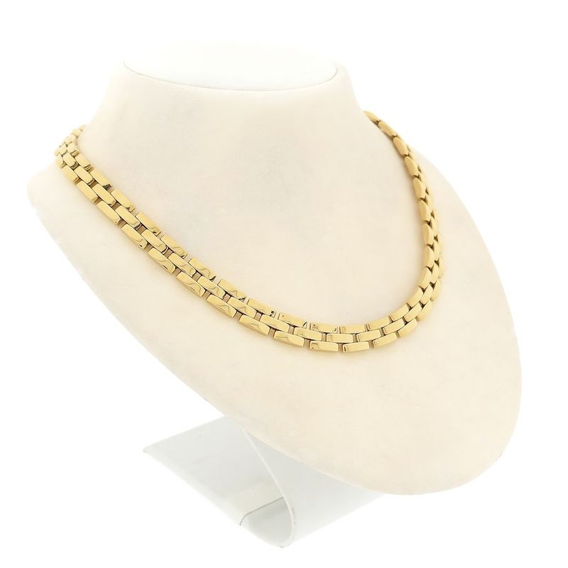 Image 3 of Cartier gold Bismarck link necklace