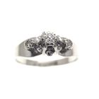 Image 2 of Vintage white gold ring with diamond | 0.06 ct.