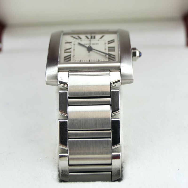 Image 18 of Cartier Tank Française 2302; Automatic unisex watch