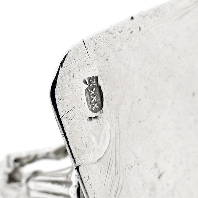 Image 8 of Antique Amsterdam silver statuette of a lady