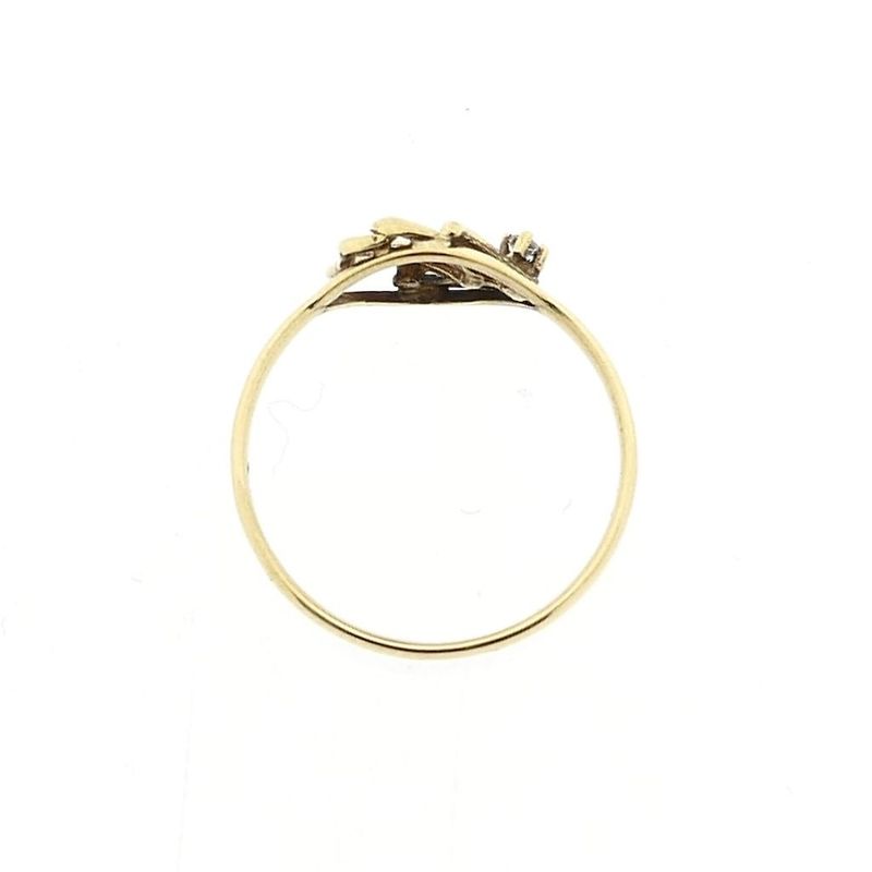 Image 5 of Gold ring with zirconia