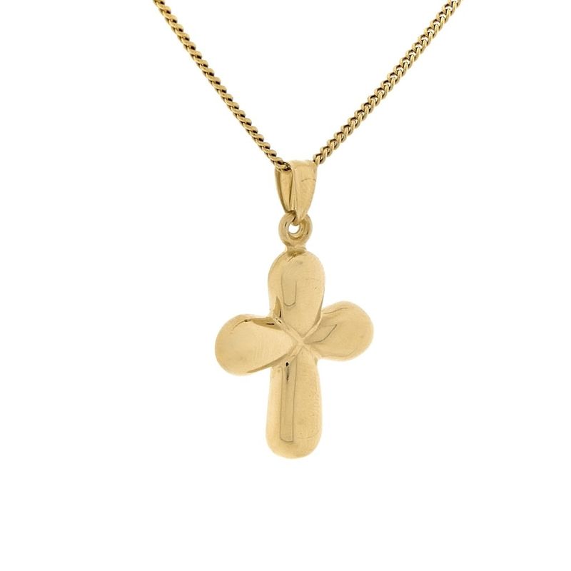 Image 3 of Gold pendant of a cross