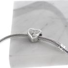 Image 2 of Pandora Moments charm; Silver; Daughter Heart