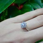 Image 2 of Silver entourage ring with zirconia