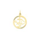 Image 1 of Gold pendant; Faith, hope, and love