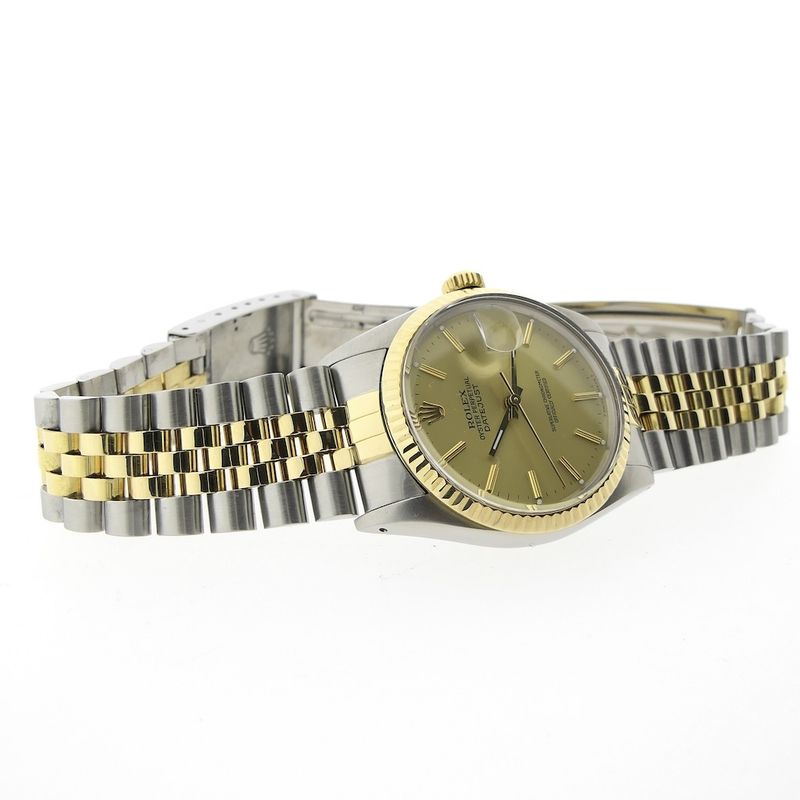 Image 15 of Rolex Datejust 16013; Goud/stalen horloge