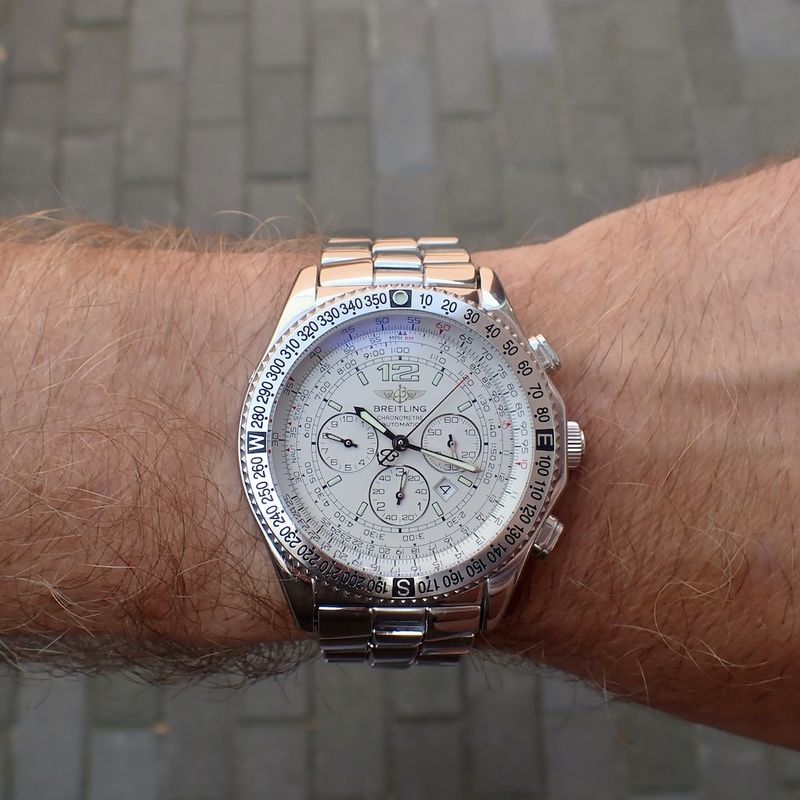 Image 17 of Breitling B-2; Chronograph men's watch