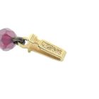 Image 8 of Antique garnet bead necklace with gold decorative clasp