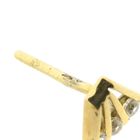 Image 3 of Gold stud earrings with zirconia