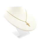 Image 7 of Gold pendant of cross with corpus | INRI