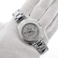 Rolex Yachtmaster 16622; Men's watch with platinum bezel/dial