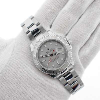 Image 1 of Rolex Yachtmaster 16622; Men's watch with platinum bezel/dial