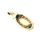Image 4 of Vintage gold pendant with garnet