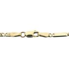 Image 4 of Gold navy link bracelet | 19 cm