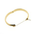 Image 5 of Gold slave bracelet with engravings; Size M