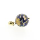 Image 3 of Gold globe pendant with enamel