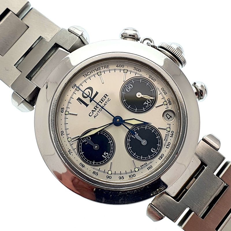 Image 10 of Cartier Pasha Chronograph; Automatic watch