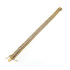 Image 7 of Gold French Gourmet Link Bracelet; 14 Carat; 19.5 cm