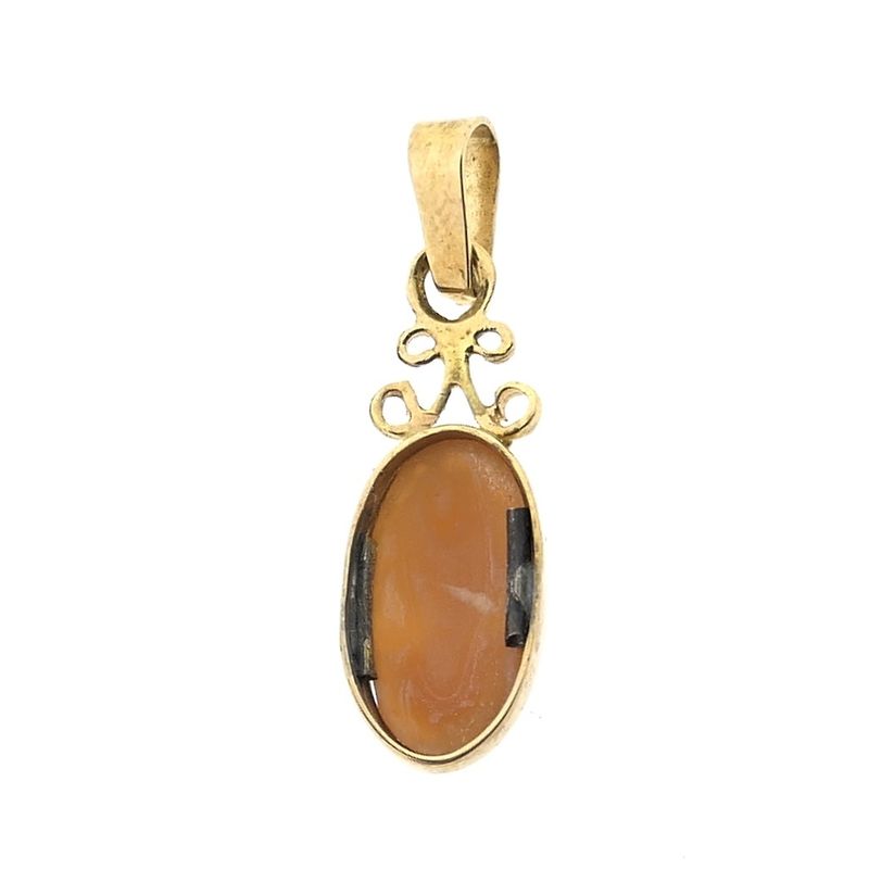 Image 5 of Gold pendant with cameo | Vintage