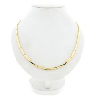 Golden Bar Link Necklace | 45 cm
