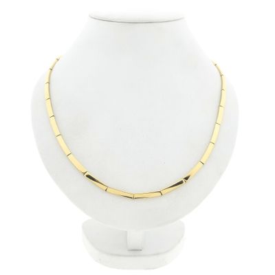 Image 1 of Golden Bar Link Necklace | 45 cm